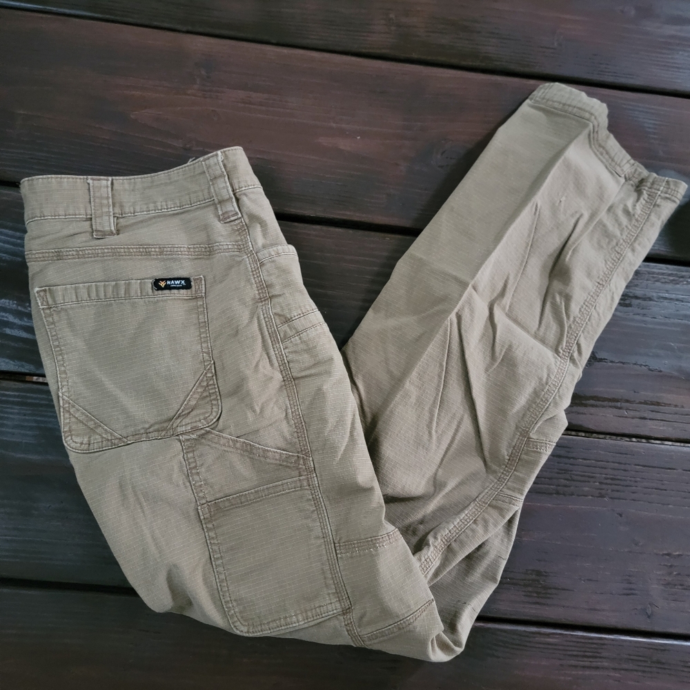 Hawks Men's Work Wear Khaki Chinos